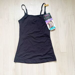 Maidenform flexees shapes cooling cami black shaper medium